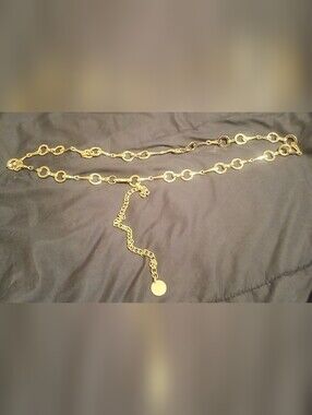 1980s Gold Chain Belt